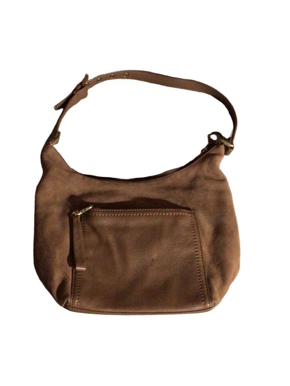 Stone Mountain Tan Leather Hobo Shoulder Bag
